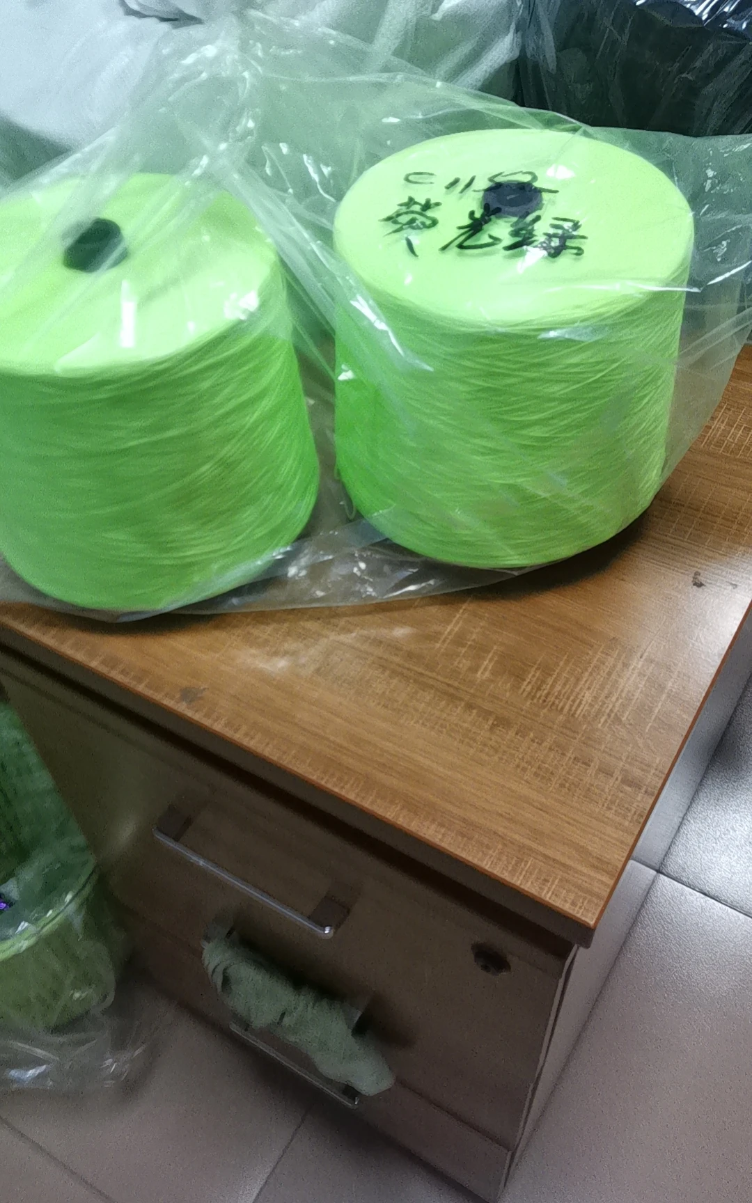 Glow-in-the-dark 100%polypropylene PP yarn 300D, 600D, 900D for reflective shoelace, clothing reflective material