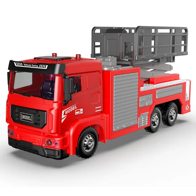 New 1/32 metal car with sound light pull back diecast toys fire truck models