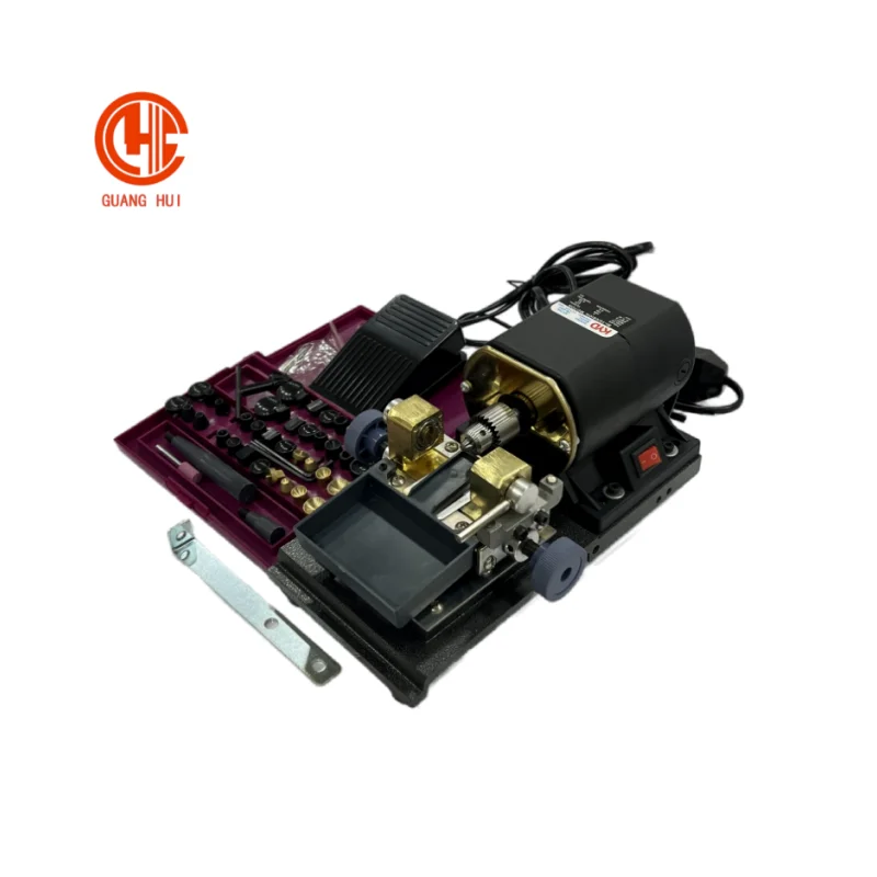 220V 450W Gray Color Jewelry Punch Machine High Precision Metal Pearl Drilling Holing Machine