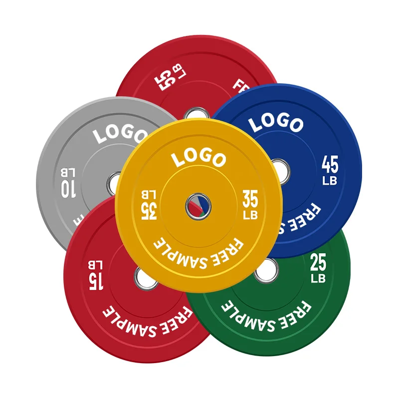 Wholesale Weight Lifting Plates Cast Iron Lbs Gym Custom Bumper Plates Rubber Pates Weights