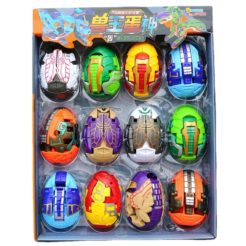 Hot Sale DIY Plastic Assembled Transform Dinosaur Egg Capsule Gift Dinosaur Toy For Kids
