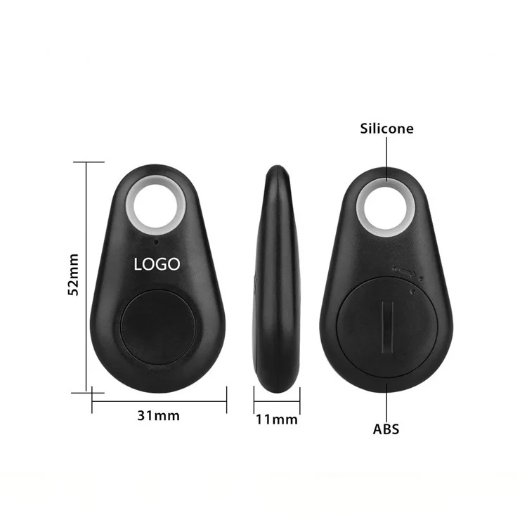 Настраиваемый Логотип мини несколько цвет умный Gps датчик слежения за питомцем в форме капли воды синий зуб датчик слежения за питомцем устройство против потери