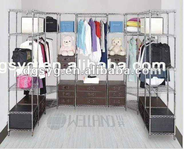 Simple and convenient clothes storage rack for Household