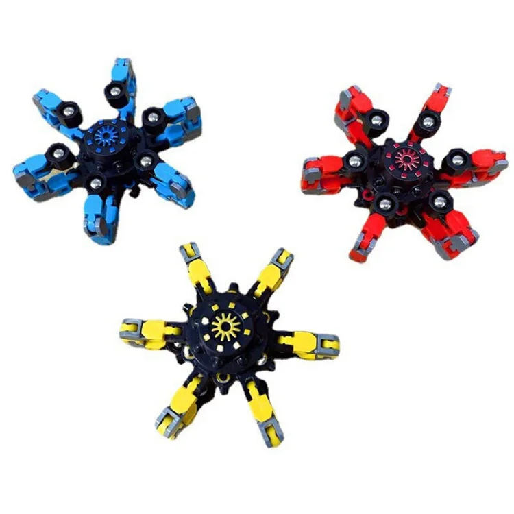 Hot Fashion Alloy 3 Colors Decompression Fidget Spinner Toy  Factory Direct Sale Goods in Stock