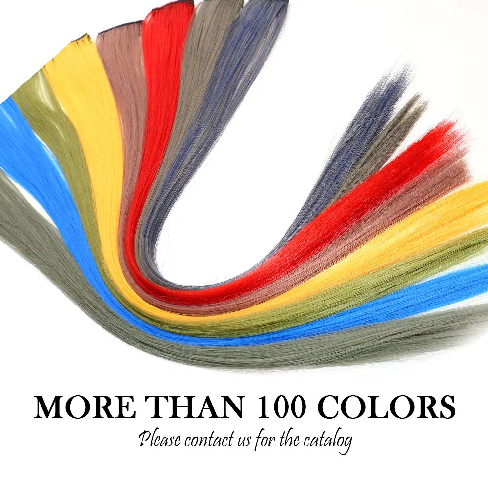 custom fiber Curly French invisible tape ash blonde kids bulk colored ponytail clip in hair extension for braids