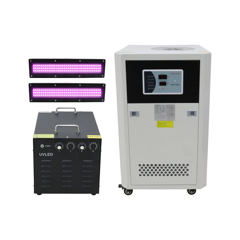 24030 High Power Water-Cooled UV LED Curing Lamp System for UV Ink Pre-curing for Ricoh G5 G6 and UV Glue Curing 365nm 395nm