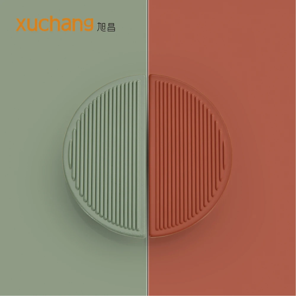 Chinese Style Half Round Zinc Alloy Solid Drawer Handle 64mm Home Decor Furniture Handle