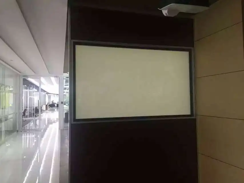 Rushui 5+5 6+6 switchable PDLC smart glass PDLC adhesive electronic glass pdlc glass