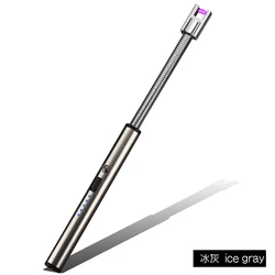 USB перезаряжаемая Зажигалка для барбекю кухонная дуговая зажигалка многоцветная Ветроустойчивая