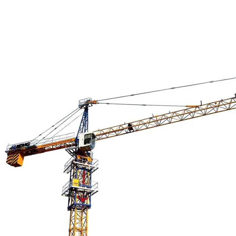 China Brand 80m Jib Length 8ton Self Erecting Topkit Tower Crane QTZ80 in Congo