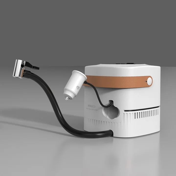 Factory Direct Sale Automatic Winding Power Cable Air Compressor Car 12V Digital Tire Pressure Inflator