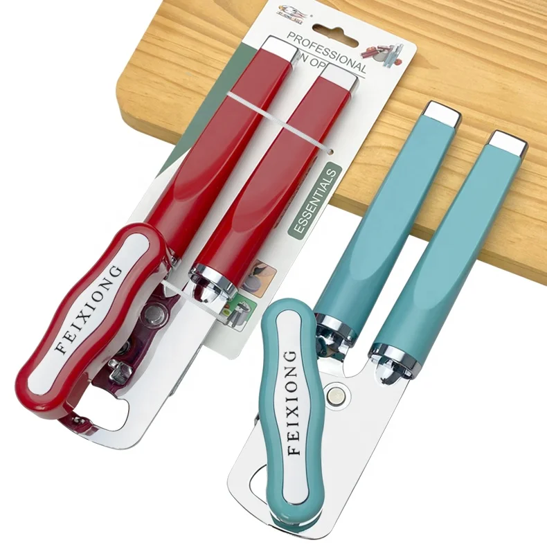 Feixiong 2023 High-Level Design Manual Iron Can Opener Beer Bottle Opener Smooth Edge Tin Jar Multifunctional Metal Can Opener