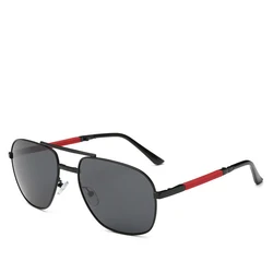 sports LEK high quality mens polarized ip plating metal aviation fashion folding sunglasses for driving