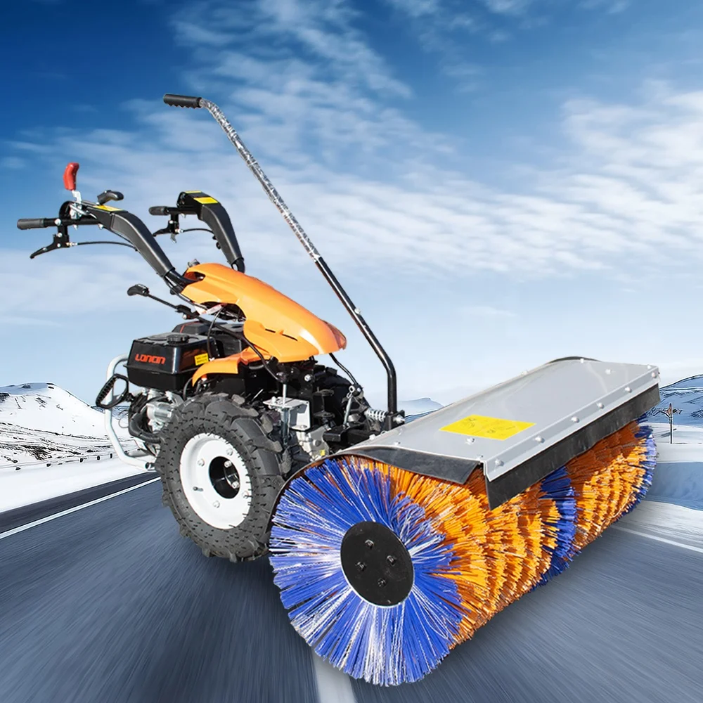 CE Ride-on Snowplow 15HP Snow Blower Electric Start Snowplow 3 in 1Gasoline Snow Removal Cleaning Machine