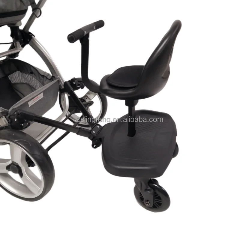 Universal Baby Buggy Board Two Wheels European Baby Stroller Buggy Board Lightweight  Baby Buggy Board With Detachable Seat