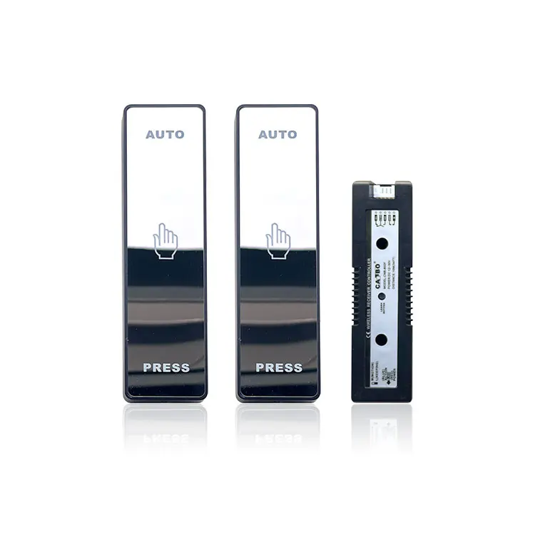 Oredy Smart home simple black glossy wireless touch switch for automatic sliding door switch