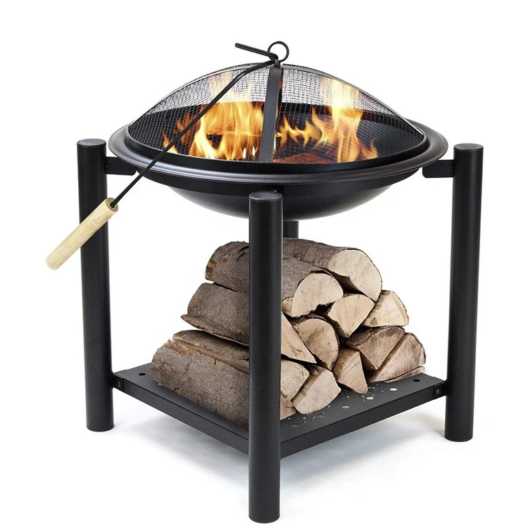 China Manufacture Wooden Burner Fire Bowl Wood Burning Outdoor Charcoal Garden Patio Fire Pit
