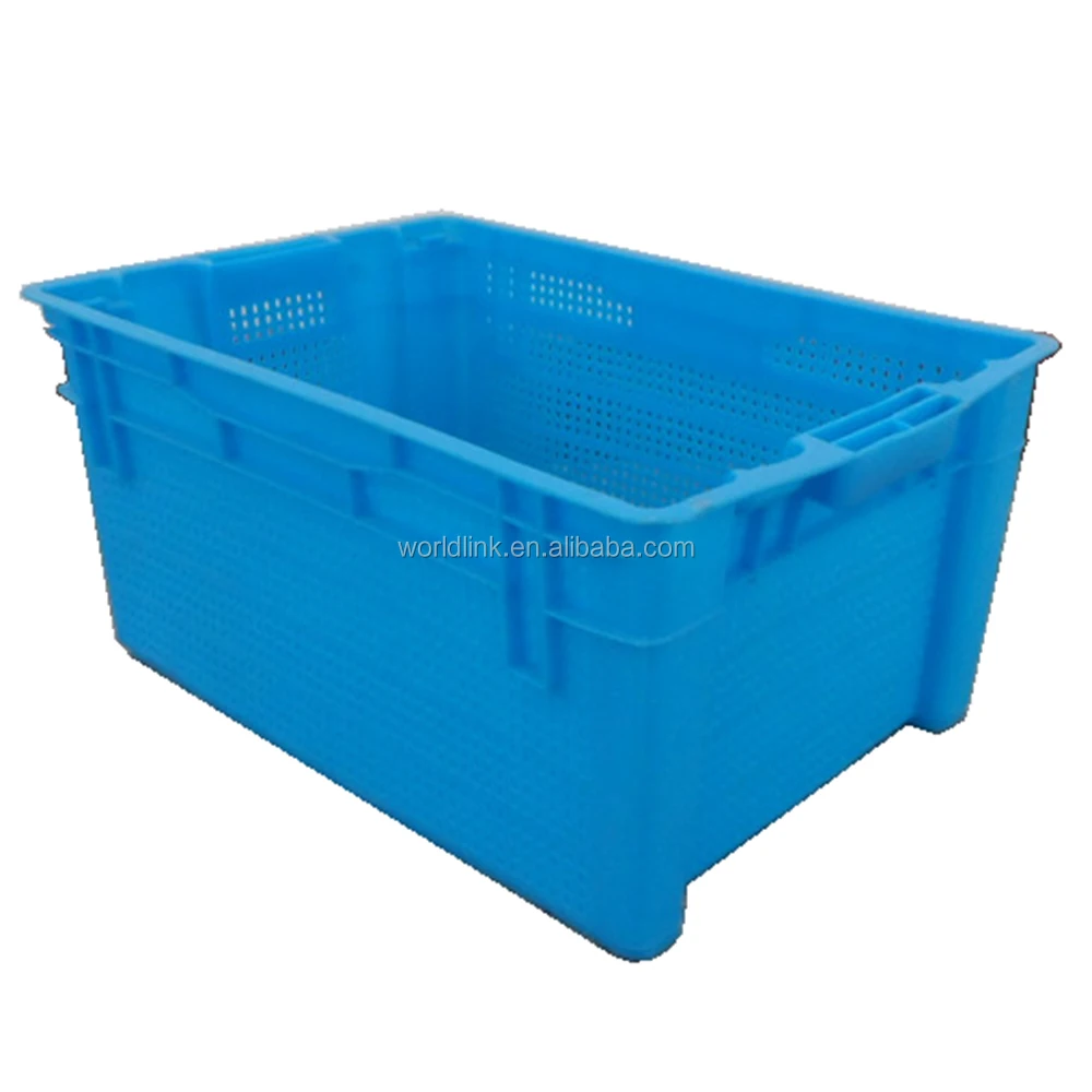 660*465*400 мм Большое Квадратное гнездо и стек пластиковый ящик для фруктов овощей