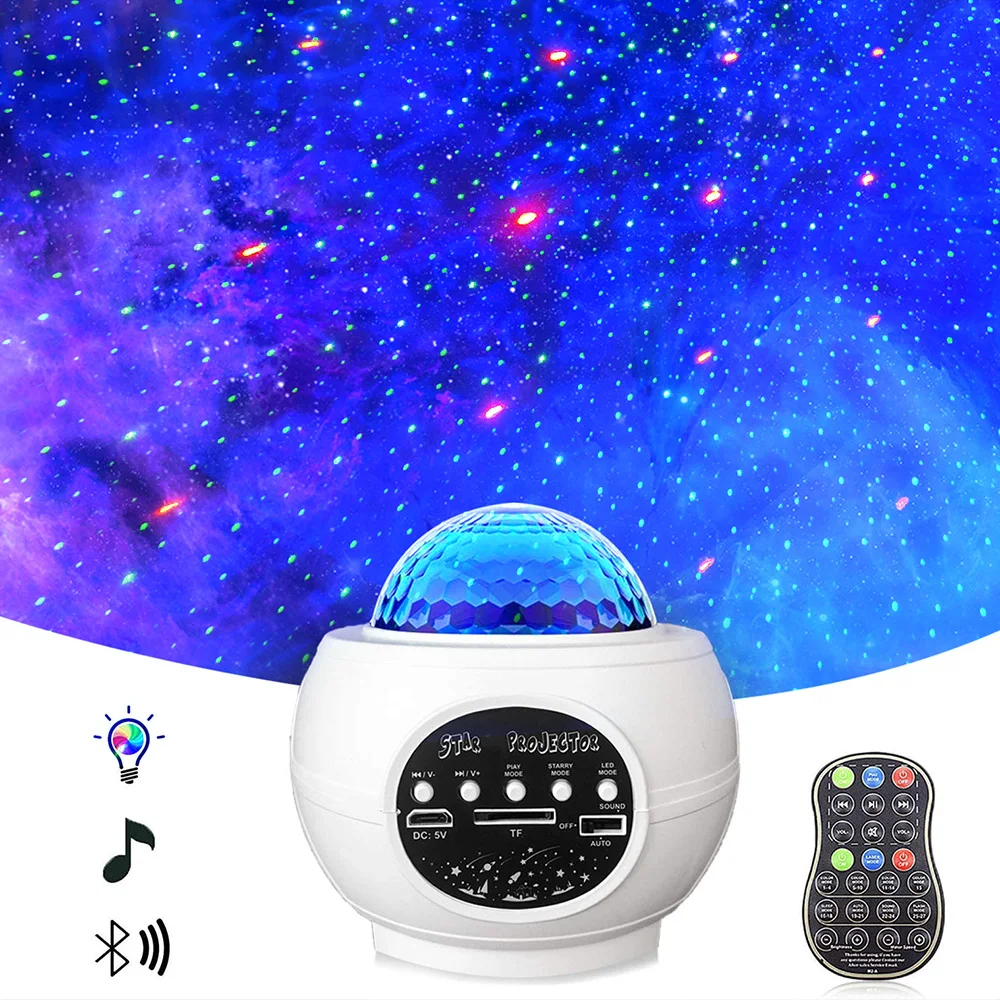 White Color Baby Night Light LED 8W DC-5V Starry Sky Lights Home Decoration Projection  Smart Light Lamp
