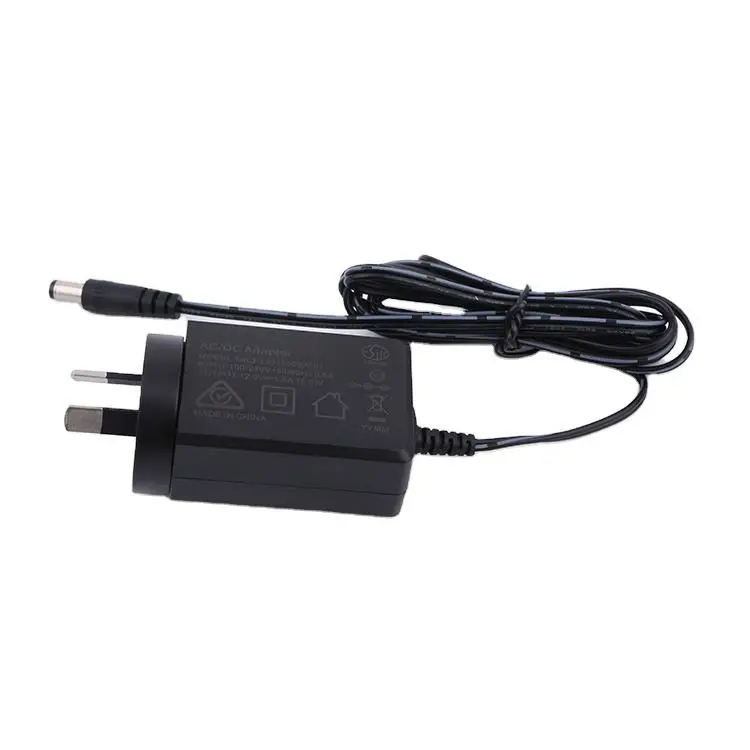 Black 18w Australia plug adaptors 100-240vac dc9v power supply 2a 9v adapter 9volt 2000ma power adapter 9v with SAA RCM C-TIck