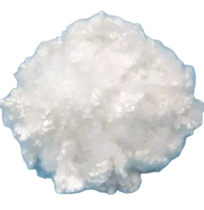 Highly Rebound 15D*64mm Polyester Staple Fiber Hcs Polyester Fiber for Pillows Toys Sofas Stuffing