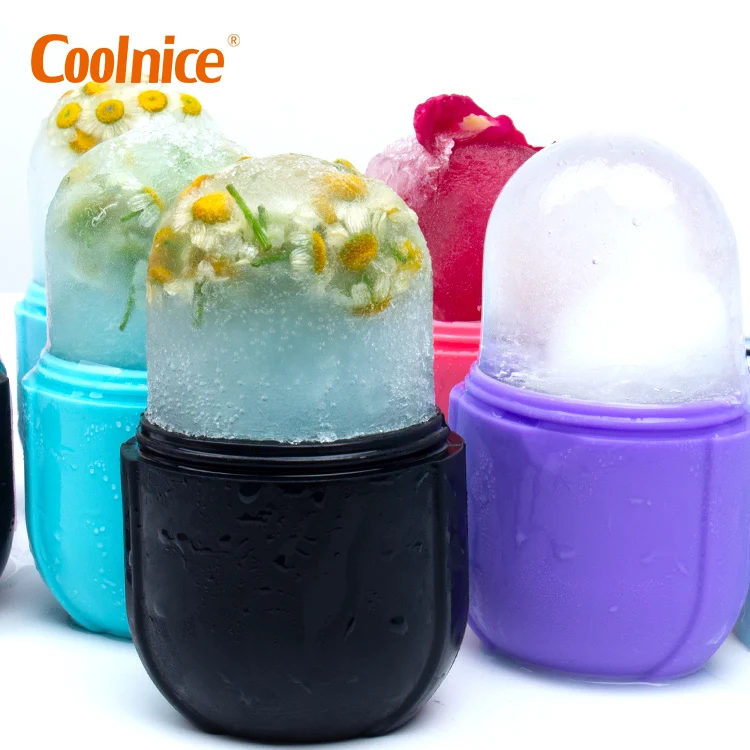 Coolnice  Improve Fine Eye Lines Silicone  Ice Mold  Skin  Facial Massager Ice Facial  Roller tool Ice Globes