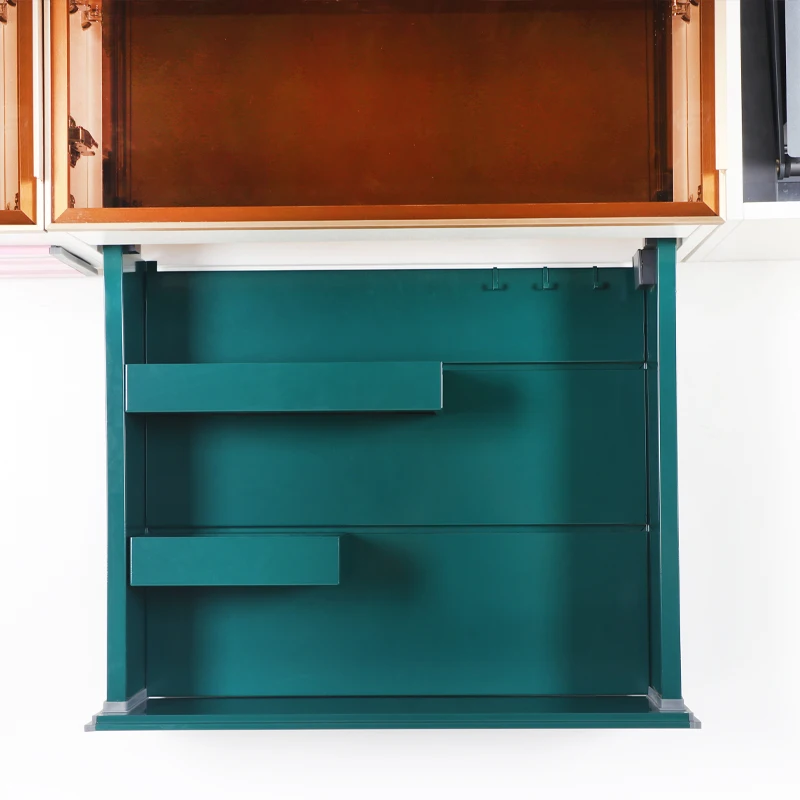 Smart home furniture kitchen accessories organizer cabinet electric cupboard spice storage rack container hidden shelf lift