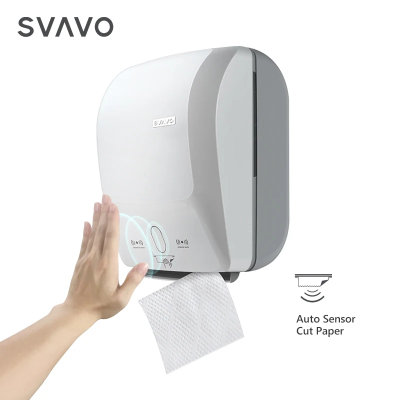 Good quality luxury home Wall mounted plastic tissue box auto cut paper towel dispenser