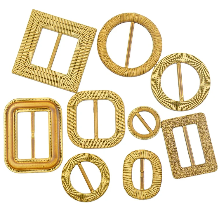 
factory high quality bamboo belt buckle straw ratton plastic woman belt resin buckle 