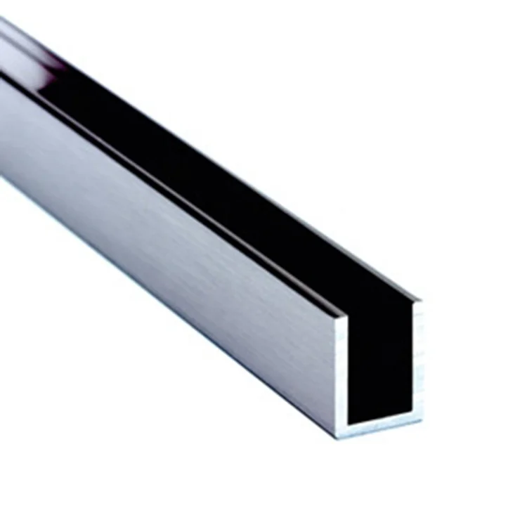 U Channel Glass Balustrade/ Railing For Laminated Glass