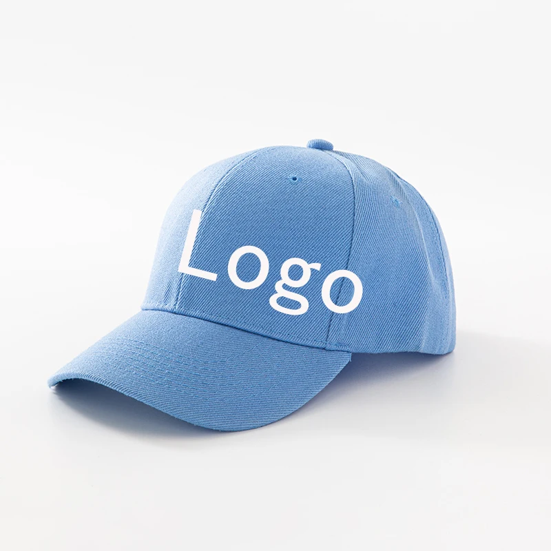 Custom Embroidered Logo Baseball Caps: Cotton, Colorful, 6 Panel, Unstructured Dad Hats for Men and Women