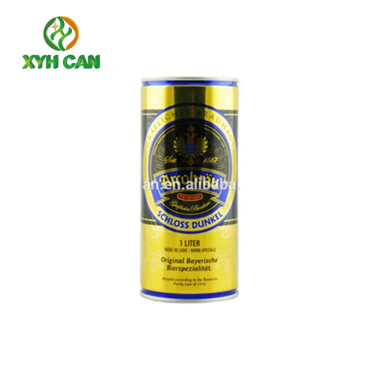 Wholesale empty round alcohol beer drink tin can