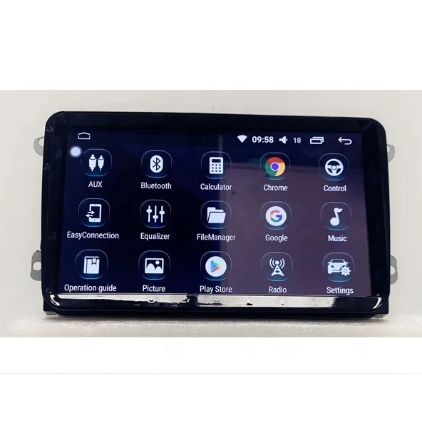 9 inch touch screen Android 9.0 built in GPS support MP5 Media Player Car DVD Player for VW UNIVERSAL