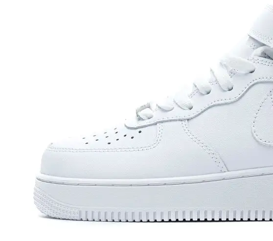 NEW Hot AF1 Leather Men Women Running Shoes Air One 1 High Flat Skateboarding Shoes Triple White Low Top Sports Sneakers