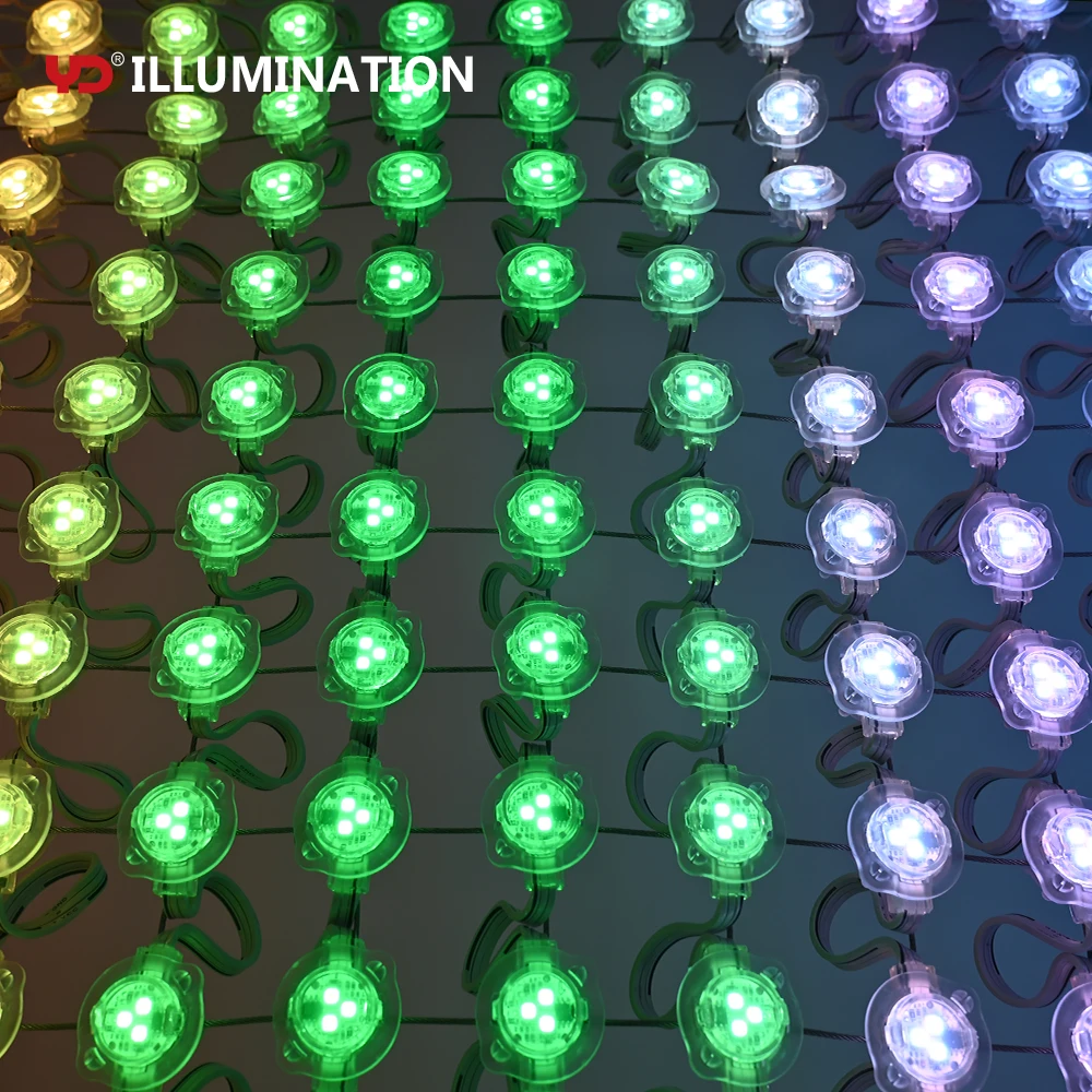 High performance night time waterproof ip68 outdoor P100 P50 RGB RGBW led point mesh