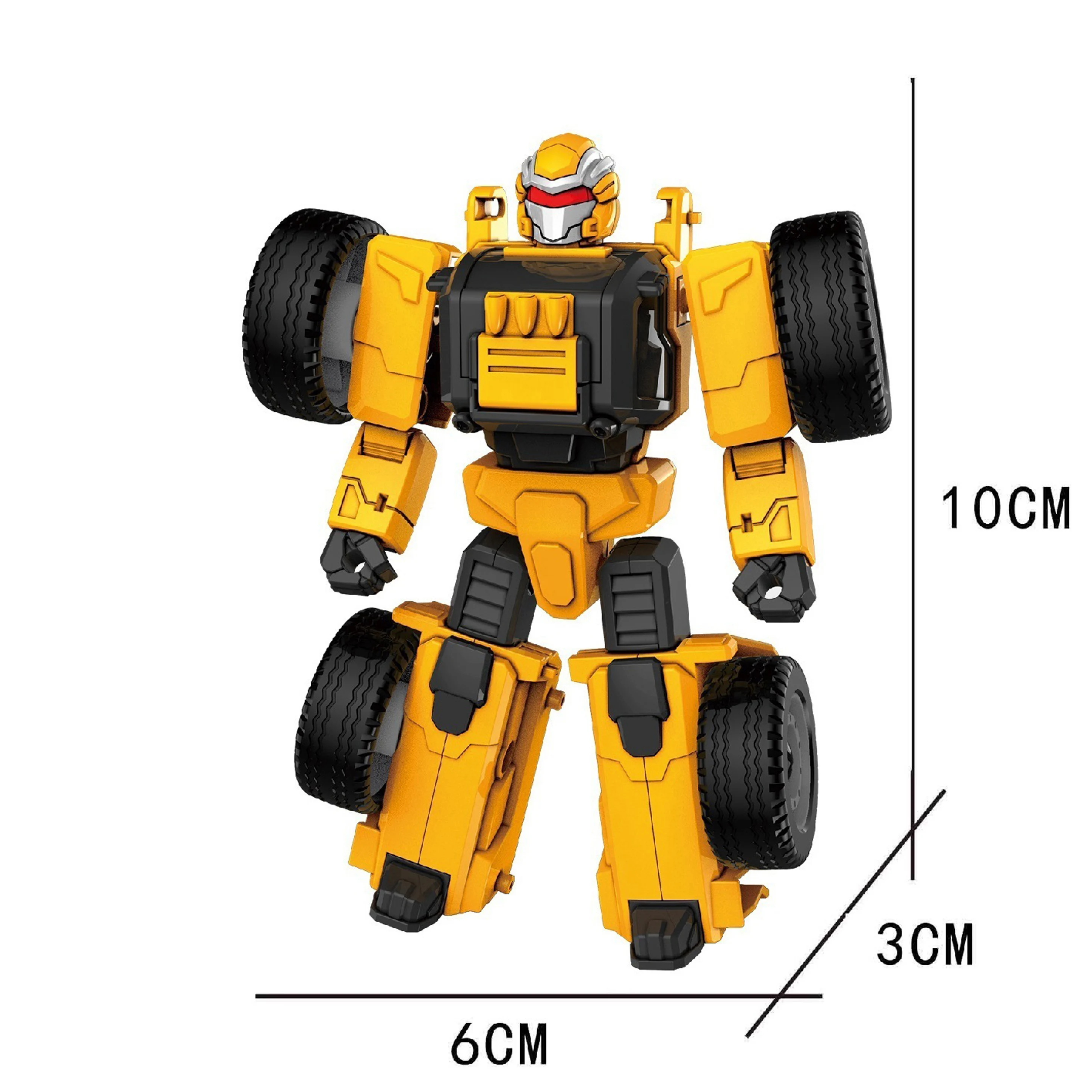 2023 New Arrival Children Deformation Robot Model Car Educational Transform Action Assembled Plastic Vehicle