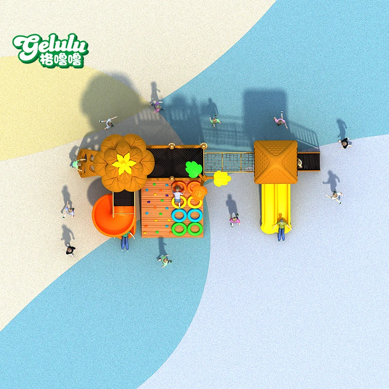 Best selling children playground equipment outdoor plastics slides pre-school child toy