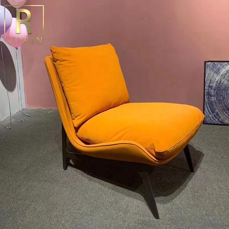 Light luxury single sofa leisure chair balcony apartment minimalist design tiger chair Nordic lazy living room leisure chair