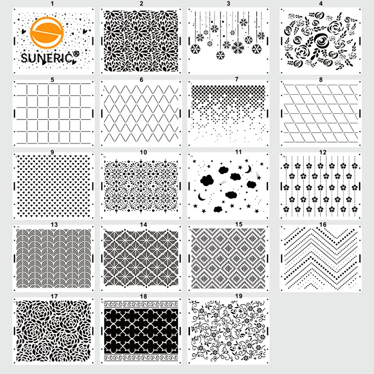 Wholesale cake toppers decorating stencils supplies letter alphabet text baking stencil for cake