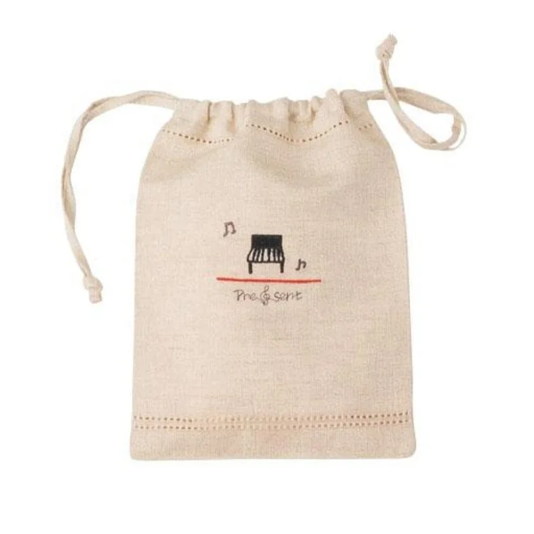 
JEYCO BAGS Customized logo most popular design small size recycled organic cotton drawstring bag for gifts 
