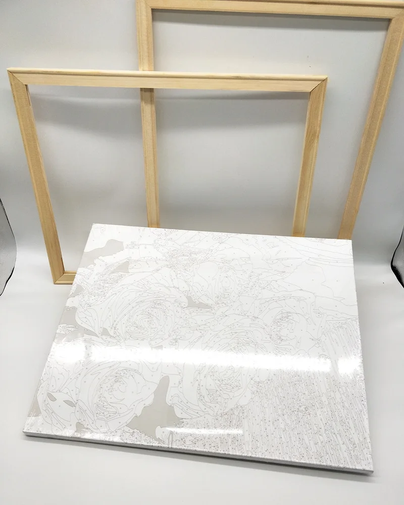 Elegent lady in Paris Eiffel Tower DIY painting by numbers oli painting art decoration