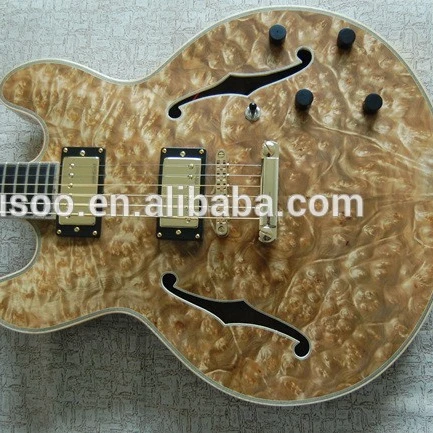 MUSOO BRAND Handcrafted Archtop Jazz Guitar Electric Guitar With Hardshell Case(AR1200)