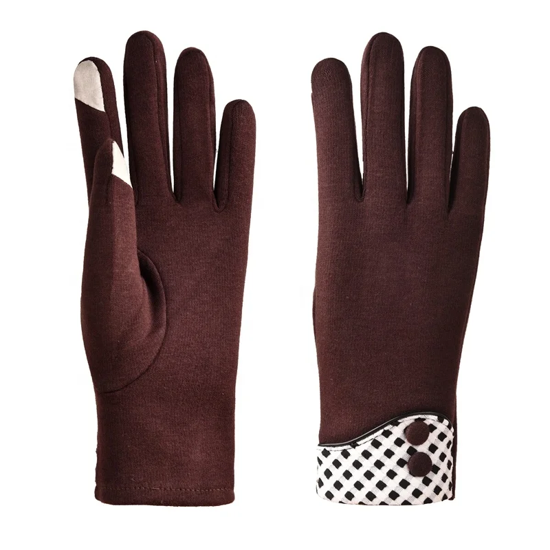Перчатки для прогулок, удобные теплые кашемировые женские перчатки
