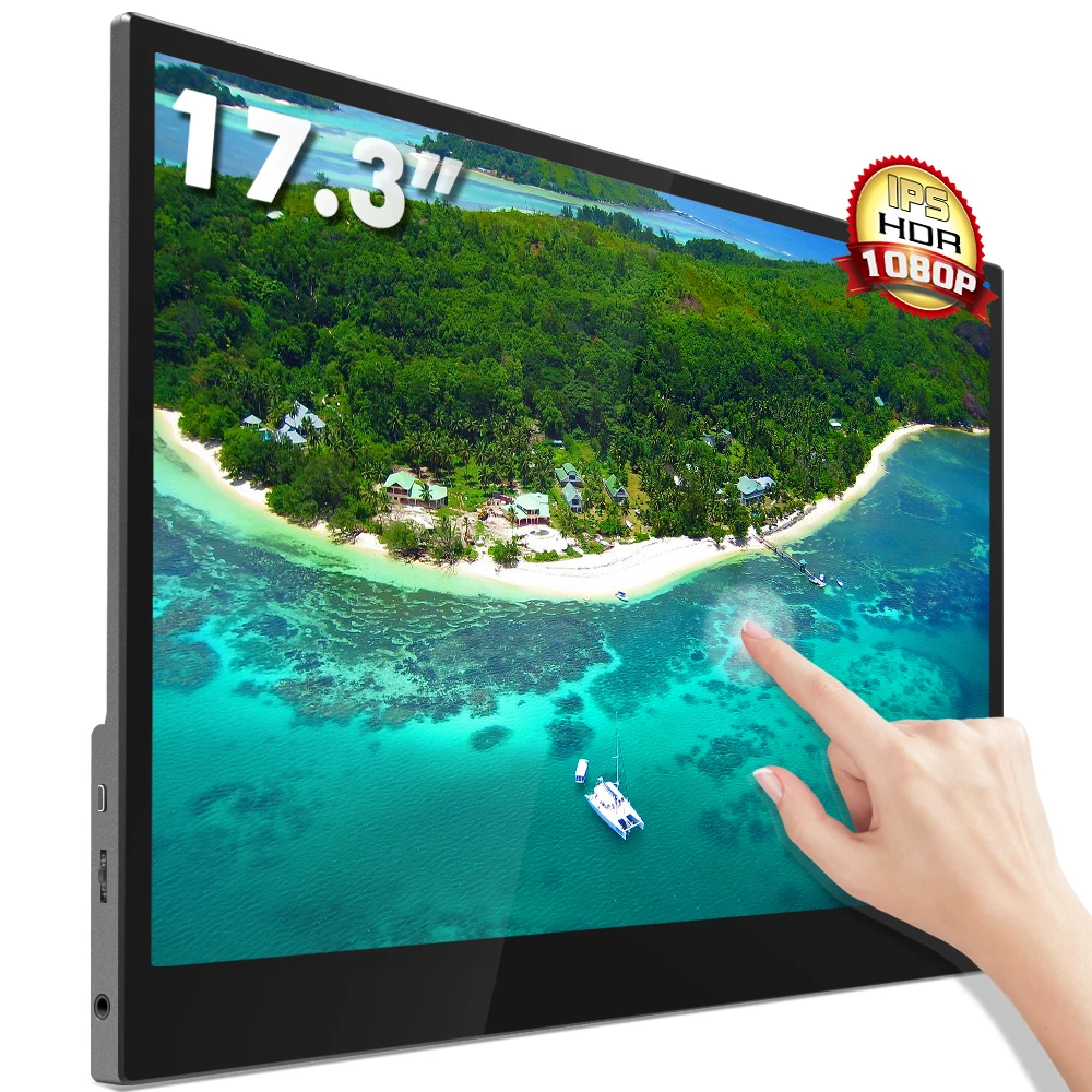 Isp Gaming Portable Monitor For Smartphone Laptop Odm Factory Usb Screen Displays Ps4 Touch Display