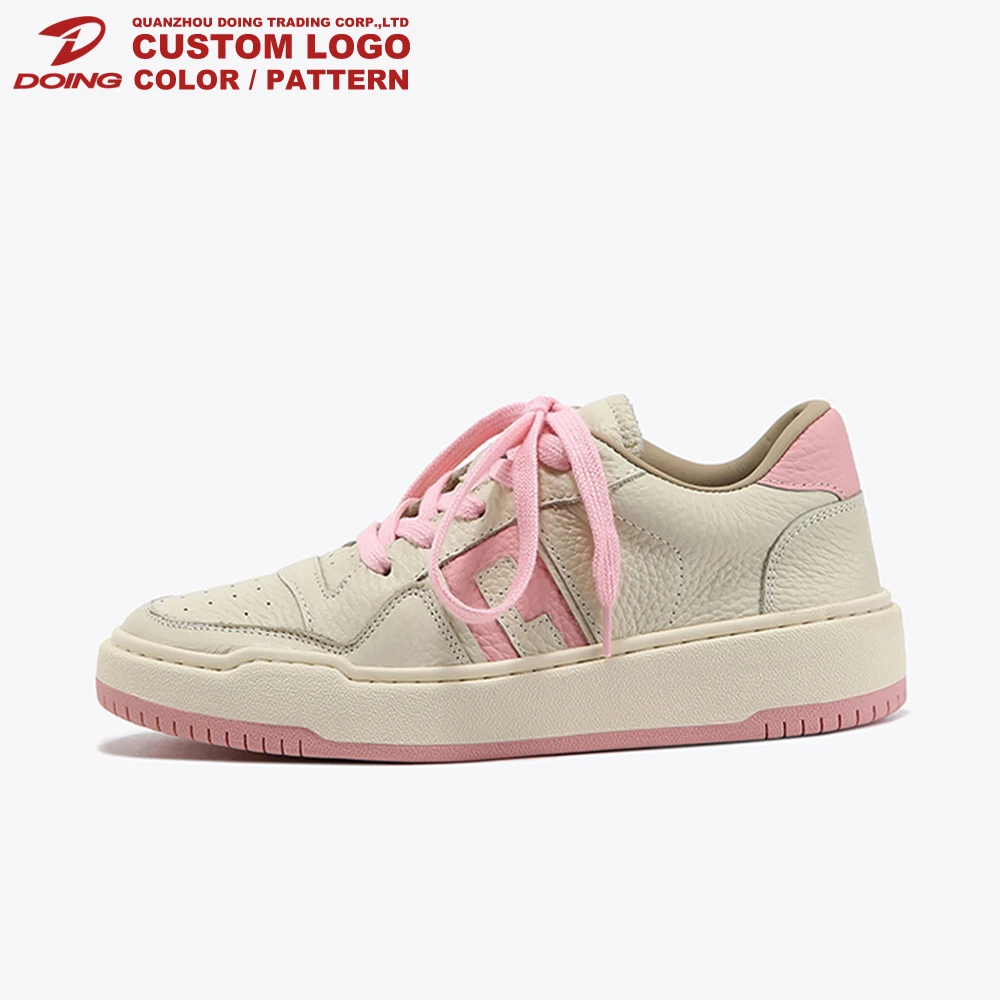Factory Design Custom Skateboarding Leather Women Sneakers Man Walking Style Zapatos Tennis Shoes Designer Shoes Men