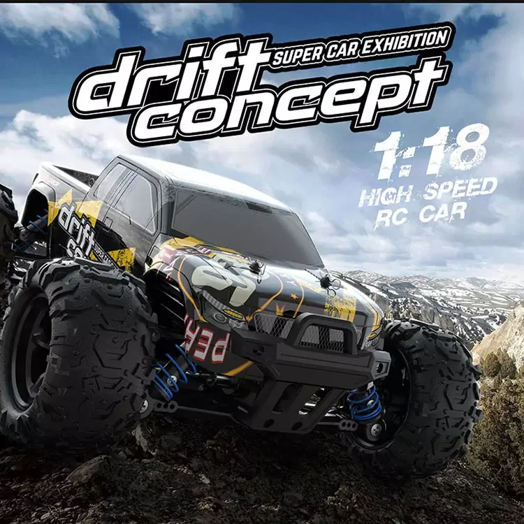 PXtoys Enoze 300E Brushless RC Car Remote Control Car 4WD 1/18 Scale 45km/h High Speed RC Racing Vehicle Monster Truck for Kids