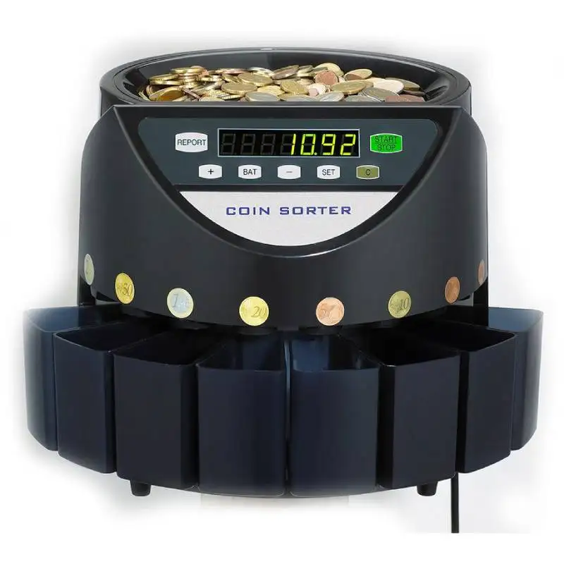 YC-550 электронный счетчик монет и сортировщик с высоким качеством счетная машинка для