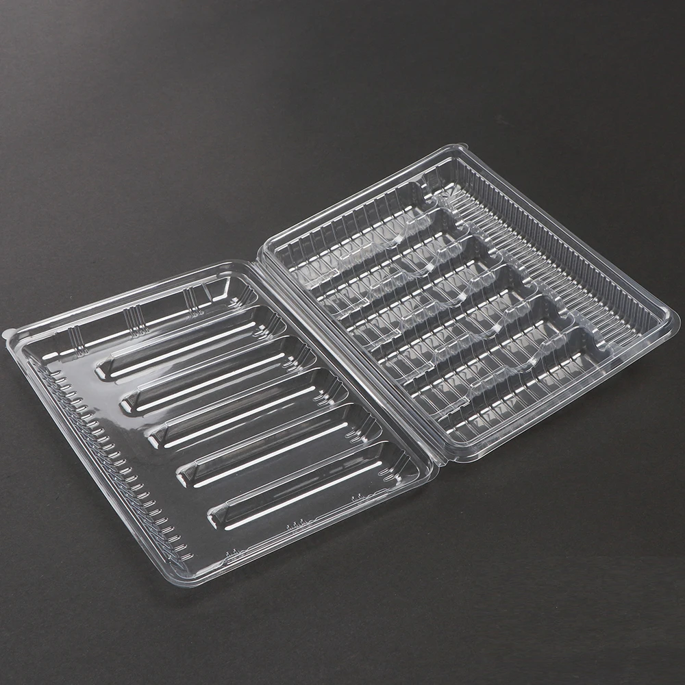 
 Rectangle clamshell wholesale plastic clear clamshell box packaging clamshell  