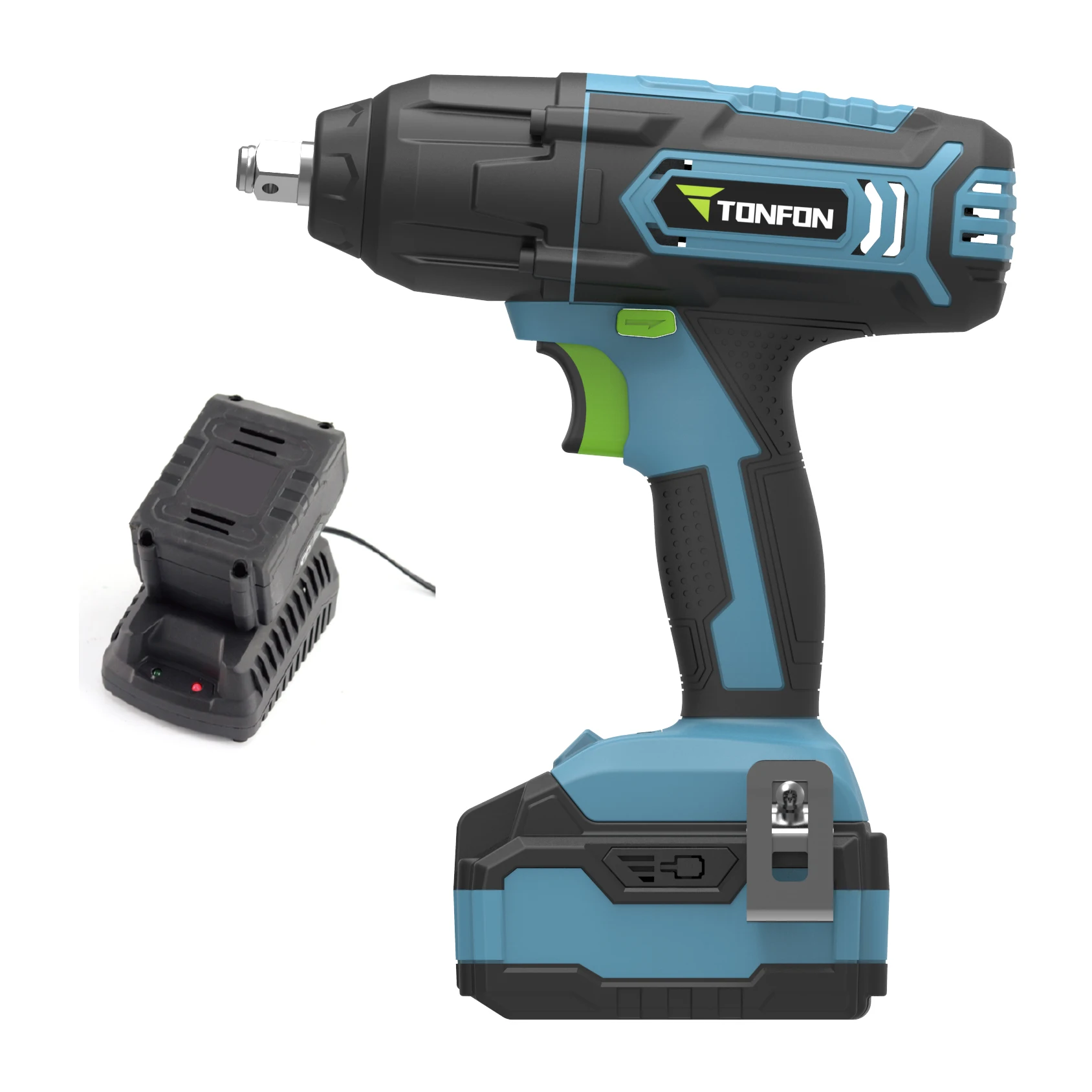 18V Cordless Impact Controlled Rechargeable Torque Wrench 0-2300RPM 21*21*5cm Electricity 220-240V Bmc+colorbox Chinese 887# DIY