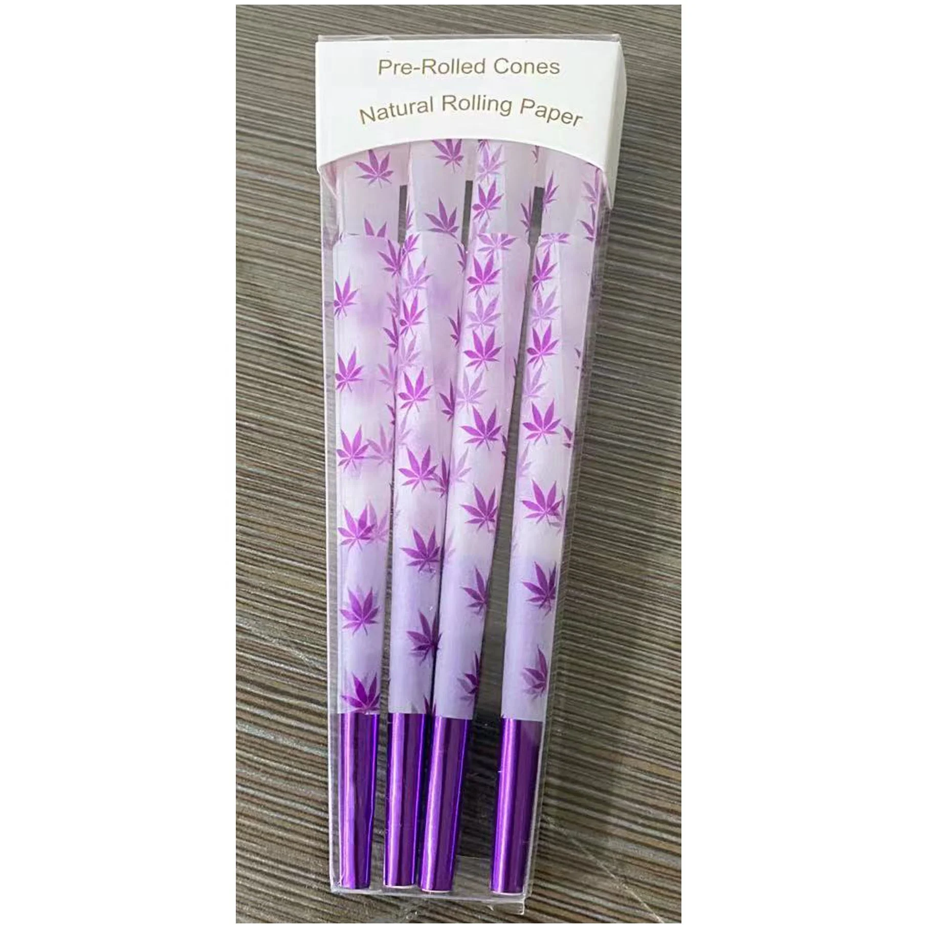 
100 dollar pre rolled cone with 8pcs pack design of king size 109x26mm 